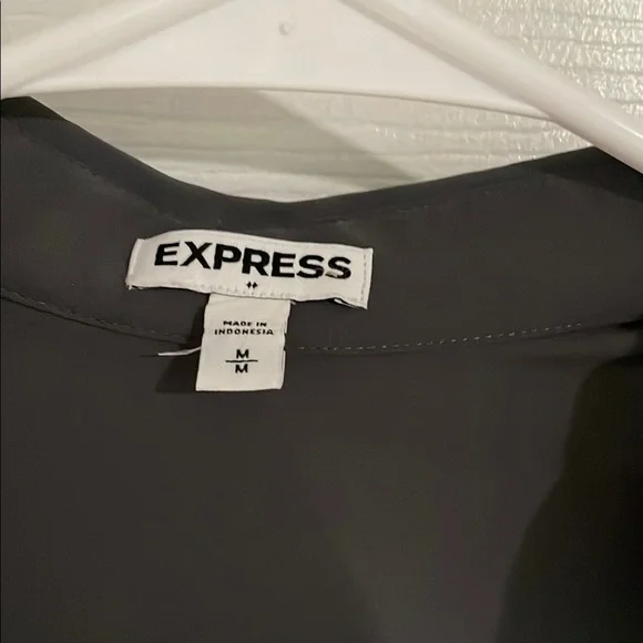 Express women’s gray Button-Up Shirt - Picture 2 of 3